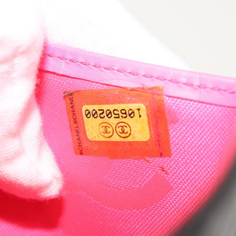 【日本直送】香奈兒 Matelasse Cambon 系列錢包 小牛皮 黑色 銀色 CC 標誌 Auth 148445-11