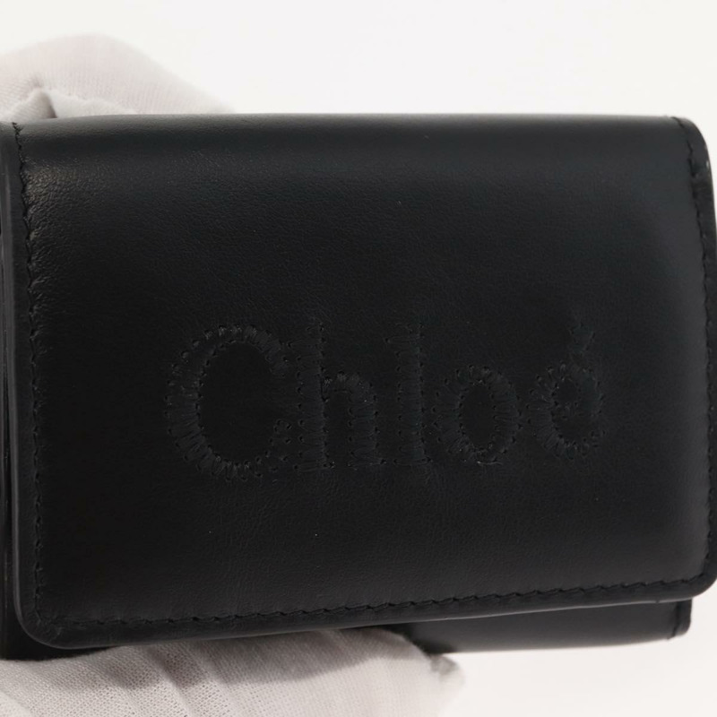 【日本直送】Chloe Sense 皮夾 皮革 黑色 正品 148476-7