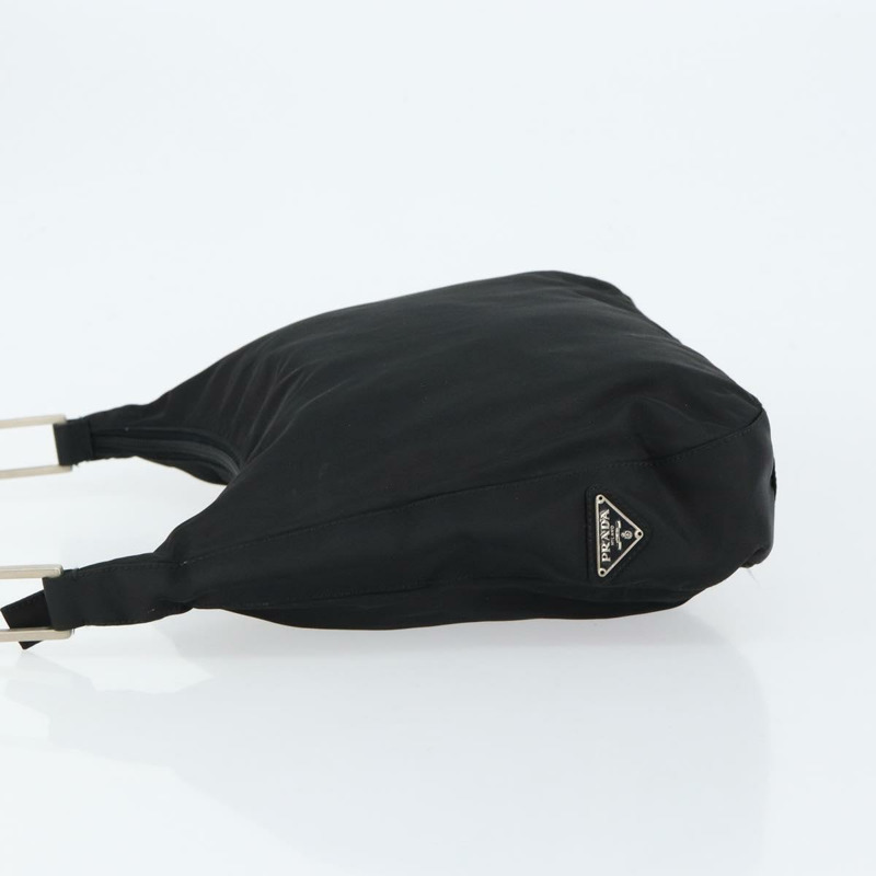 【日本直送】PRADA 單肩包 尼龍 黑色 銀色 正品 148397-3