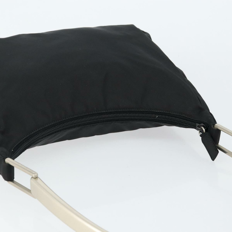 【日本直送】PRADA 單肩包 尼龍 黑色 銀色 正品 148397-5