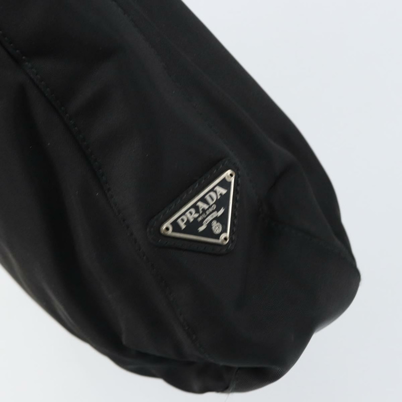 【日本直送】PRADA 單肩包 尼龍 黑色 銀色 正品 148397-16