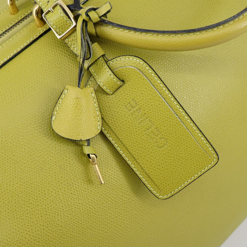 【日本直送】CELINE 波士頓包 皮革 金色 正品 148371-9