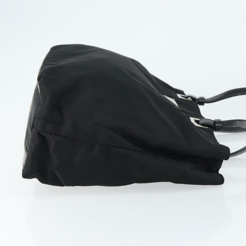【日本直送】PRADA 尼龍手提包 黑色 銀色 正品 148430-2