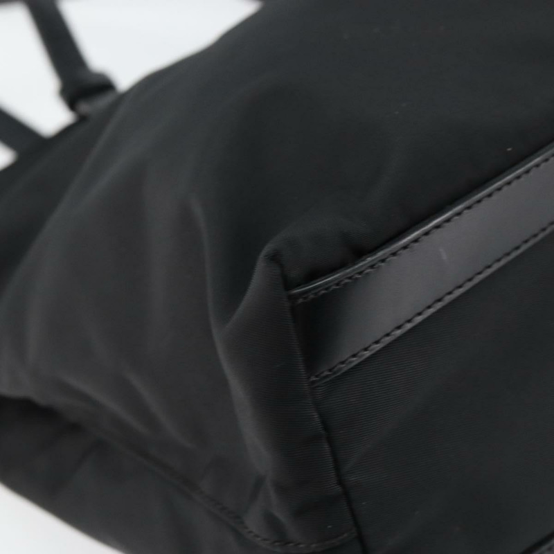 【日本直送】PRADA 尼龍手提包 黑色 銀色 正品 148430-14