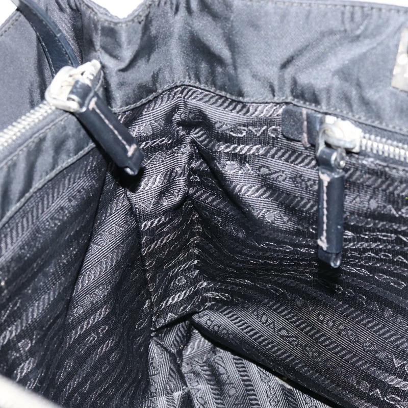 【日本直送】PRADA 尼龍手提包 黑色 銀色 正品 148430-20