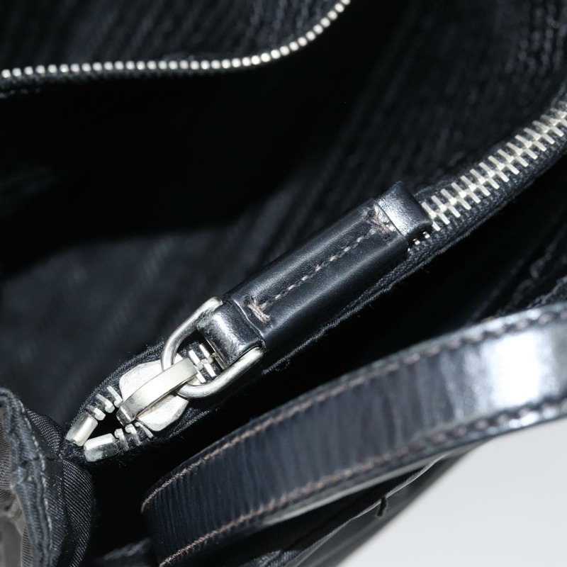 【日本直送】PRADA 尼龍手提包 黑色 銀色 正品 148430-23
