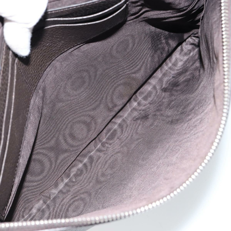 【日本直送】GUCCI 手拿包 皮革 深棕色 銀色 546532 正品 148386-9