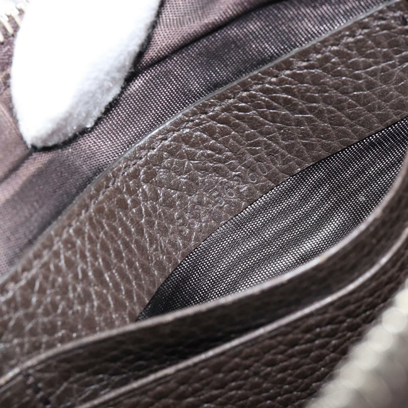 【日本直送】GUCCI 手拿包 皮革 深棕色 銀色 546532 正品 148386-11