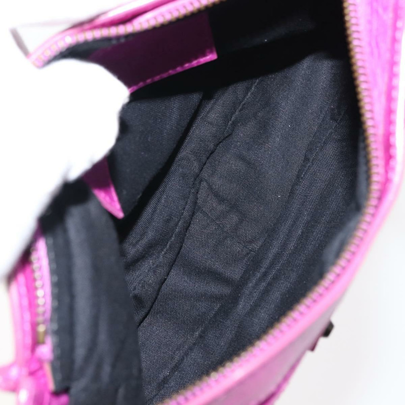 【日本直送】BALENCIAGA 經典紫色皮革手拿包 110481 正品號 148453-9