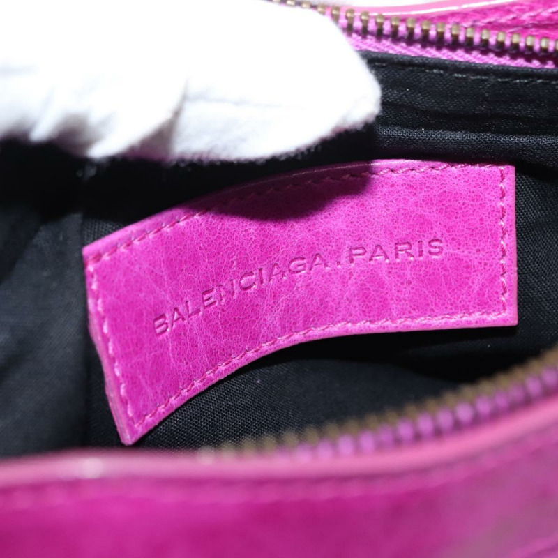 【日本直送】BALENCIAGA 經典紫色皮革手拿包 110481 正品號 148453-16