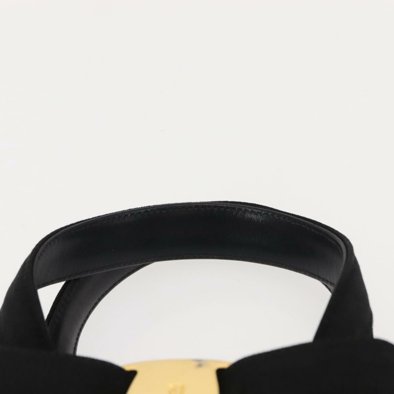 【日本直送】Salvatore Ferragamo Vala 手提包 皮革 黑色 金色 正品 148890-7