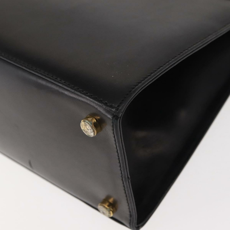 【日本直送】Salvatore Ferragamo Vala 手提包 皮革 黑色 金色 正品 148890-15