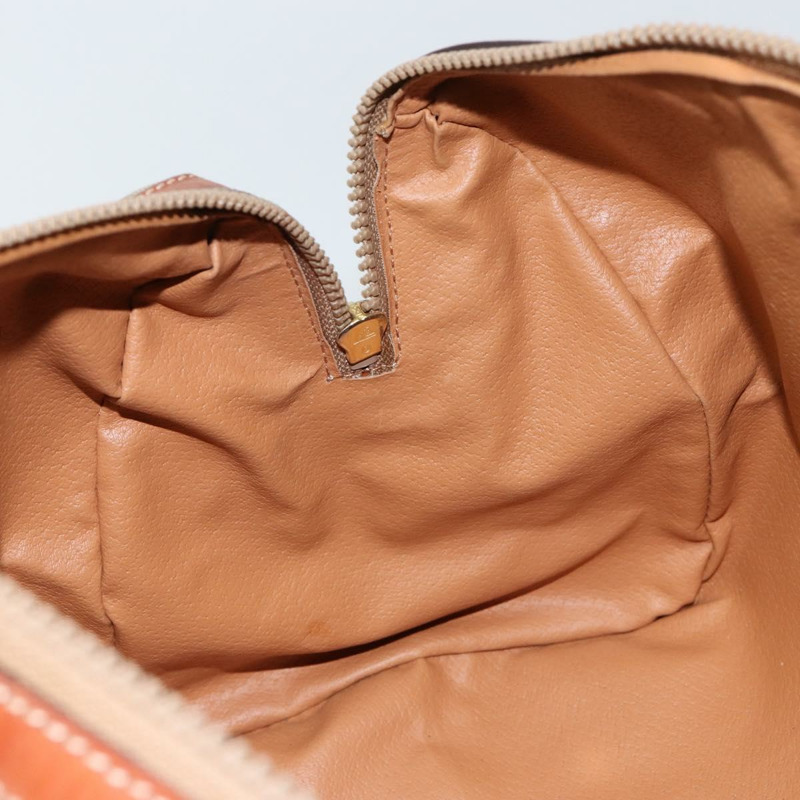 【日本直送】CELINE Macadam帆布手提包 PVC皮革 米色 金色 正品 148900-19