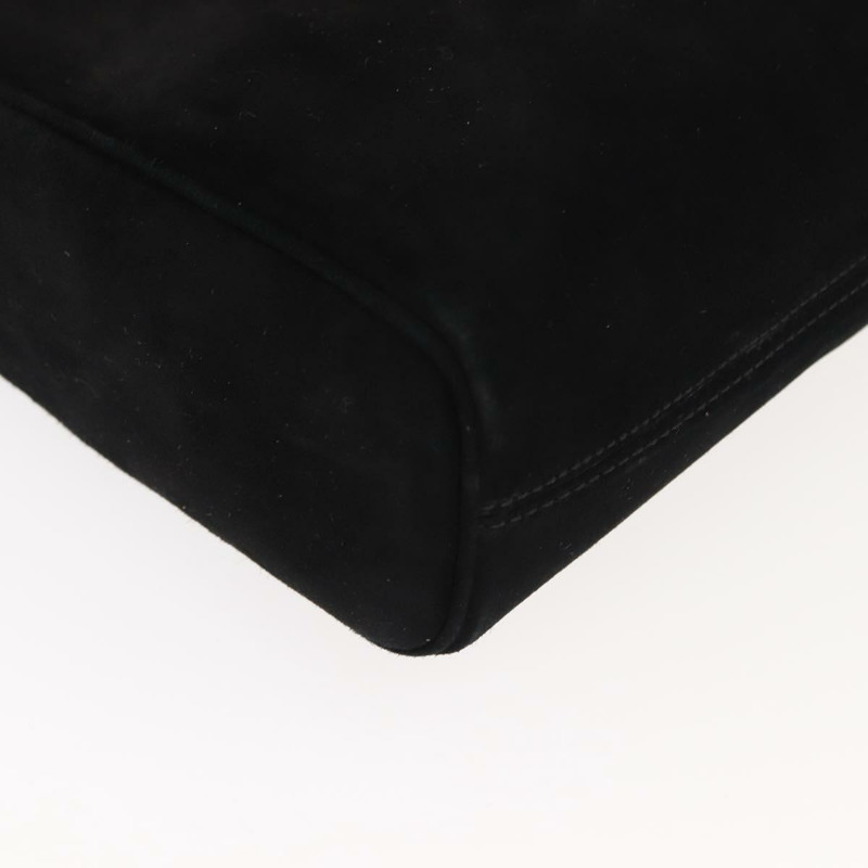 【日本直送】Salvatore Ferragamo Gancini 肩背包 麂皮 黑色 金色 正品 148886-14