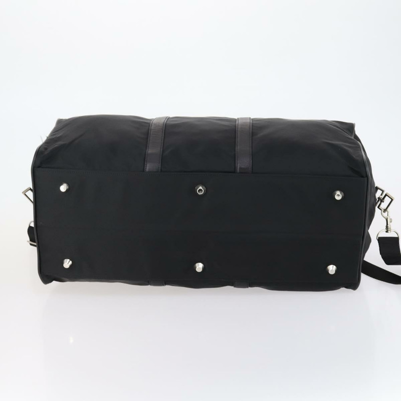 【日本直送】PRADA 波士頓包 尼龍皮革 兩用 黑色 銀色 正品 147786-4