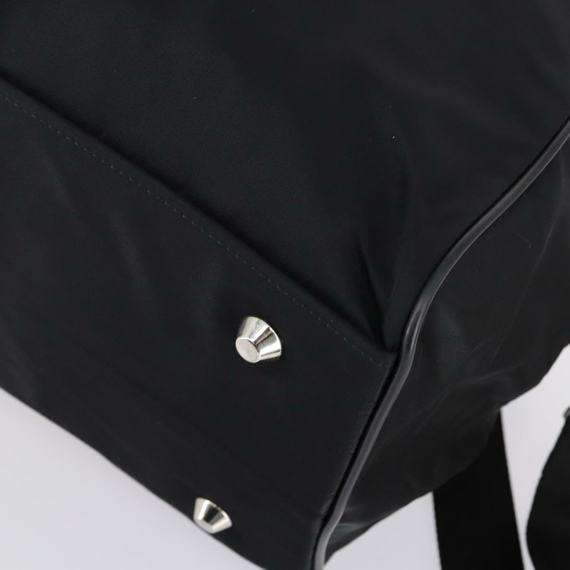 【日本直送】PRADA 波士頓包 尼龍皮革 兩用 黑色 銀色 正品 147786-15