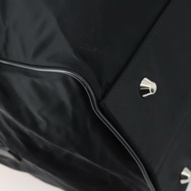 【日本直送】PRADA 波士頓包 尼龍皮革 兩用 黑色 銀色 正品 147786-18