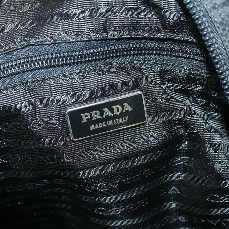 【日本直送】PRADA 波士頓包 尼龍皮革 兩用 黑色 銀色 正品 147786-22