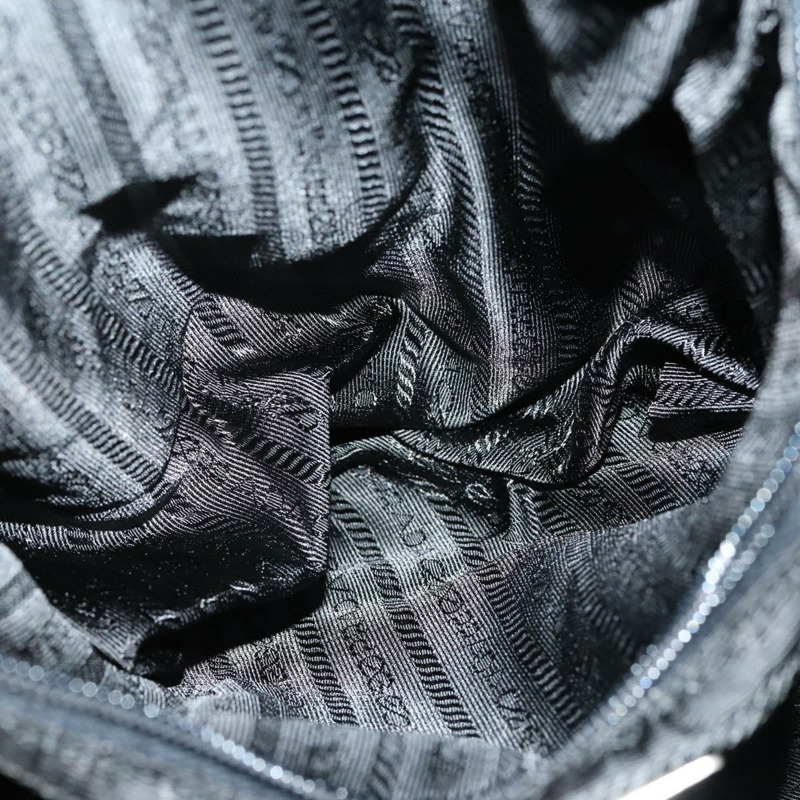 【日本直送】PRADA 波士頓包 尼龍皮革 兩用 黑色 銀色 正品 147786-23