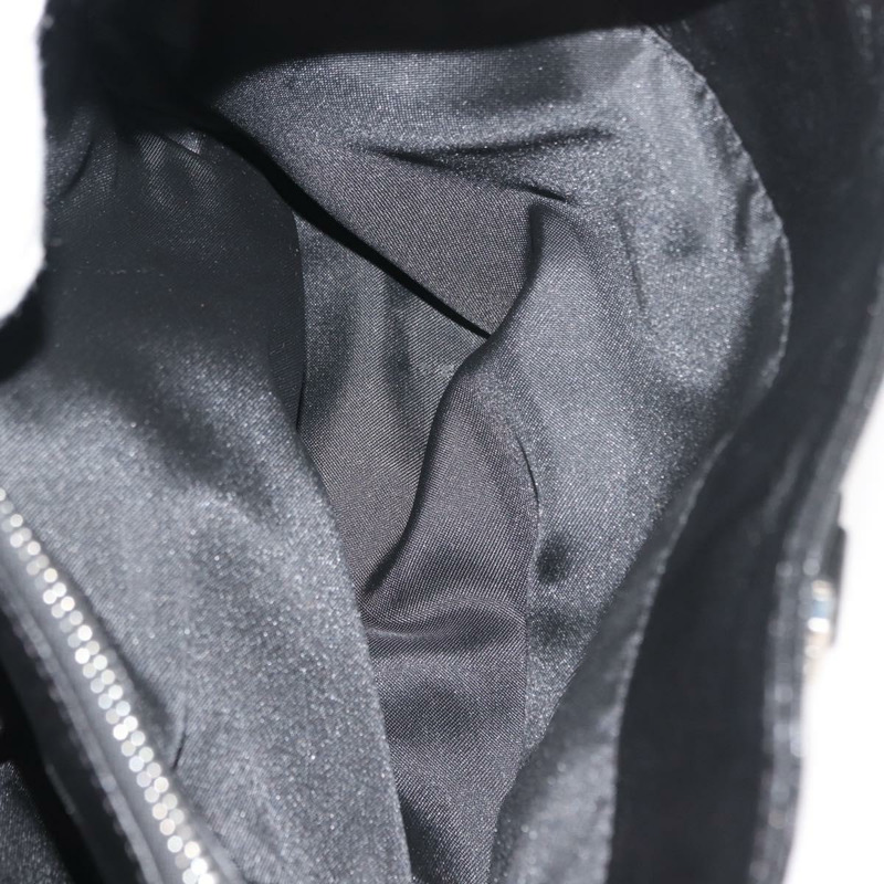 【日本直送】FENDI 手提包 皮革 黑色 銀色 正品 148853-19