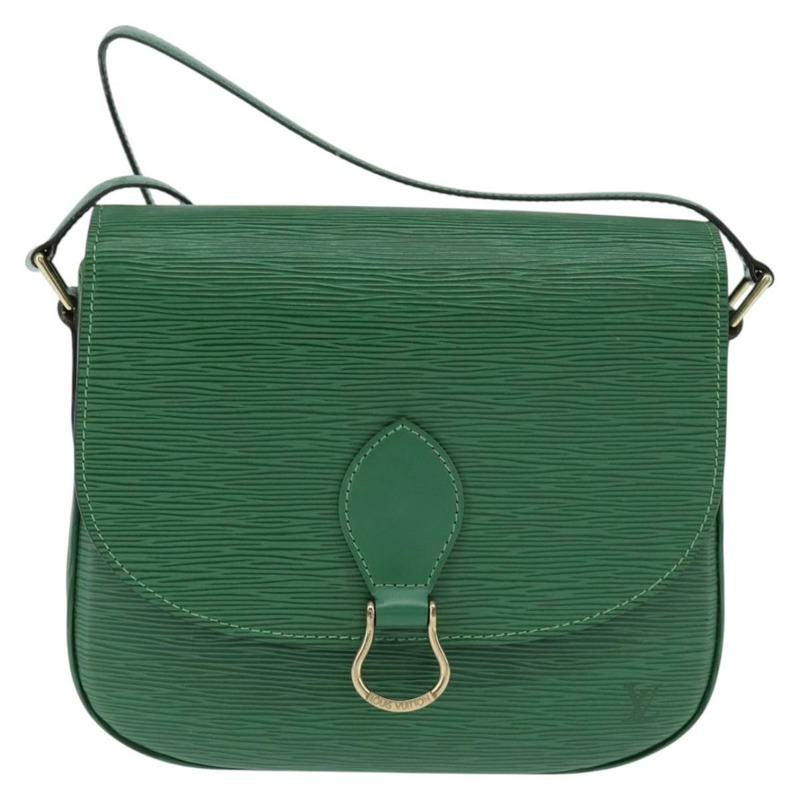 【日本直送】路易威登 Epi Saint Cloud GM 肩背包 綠色 M52194 LV Auth 147758-12