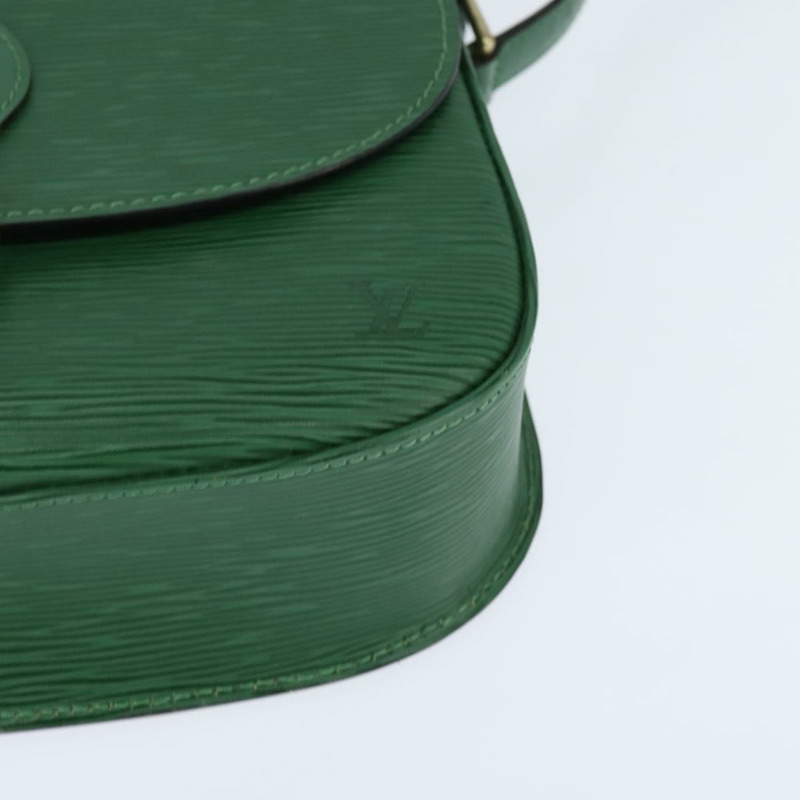 【日本直送】路易威登 Epi Saint Cloud GM 肩背包 綠色 M52194 LV Auth 147758-14