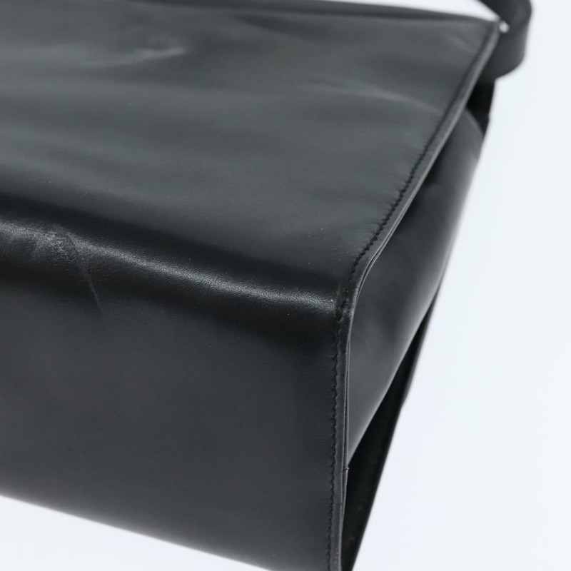 【日本直送】Salvatore Ferragamo Gancini 皮革肩背包 黑色 金色 正品 150291-15