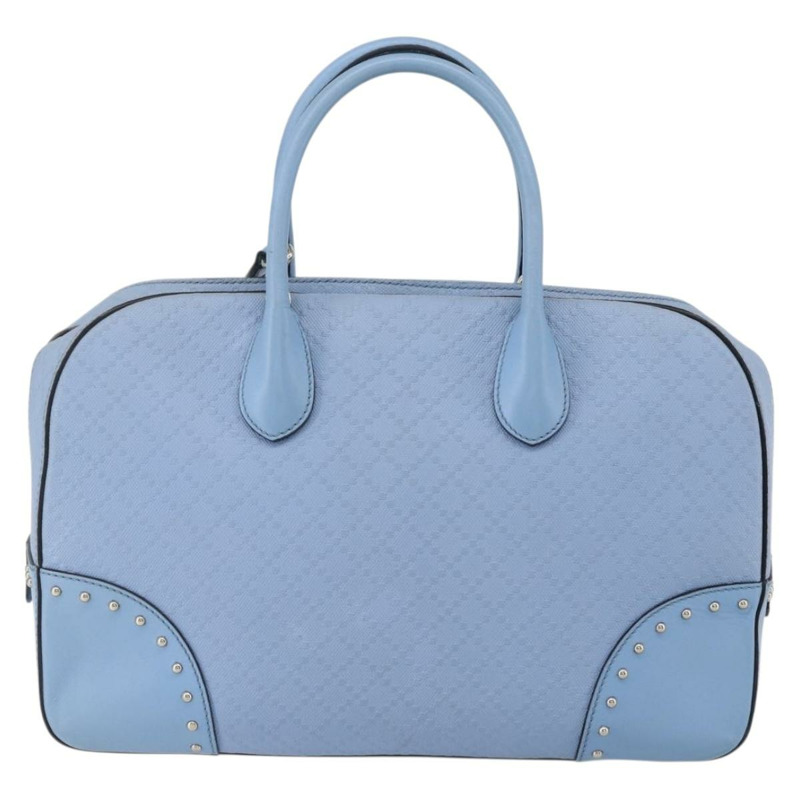 【日本直送】GUCCI Diamante 手提包 皮革 兩用 淺藍色 金色 354332 正品 150519-1