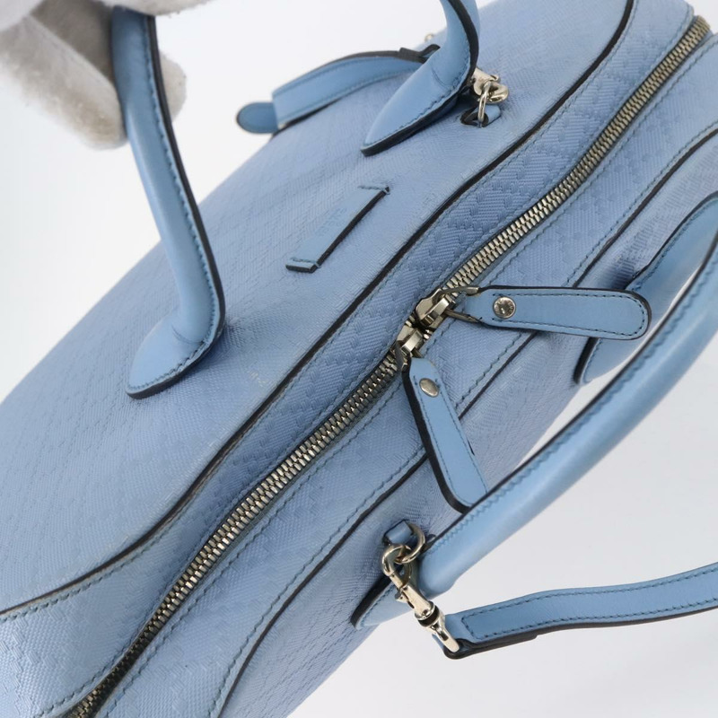 【日本直送】GUCCI Diamante 手提包 皮革 兩用 淺藍色 金色 354332 正品 150519-5