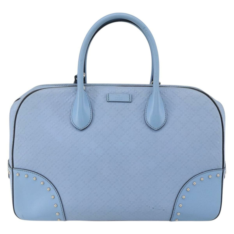 【日本直送】GUCCI Diamante 手提包 皮革 兩用 淺藍色 金色 354332 正品 150519-12