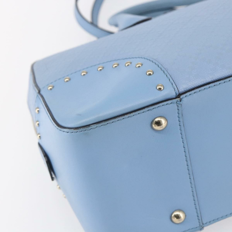 【日本直送】GUCCI Diamante 手提包 皮革 兩用 淺藍色 金色 354332 正品 150519-14
