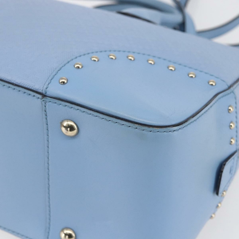 【日本直送】GUCCI Diamante 手提包 皮革 兩用 淺藍色 金色 354332 正品 150519-15