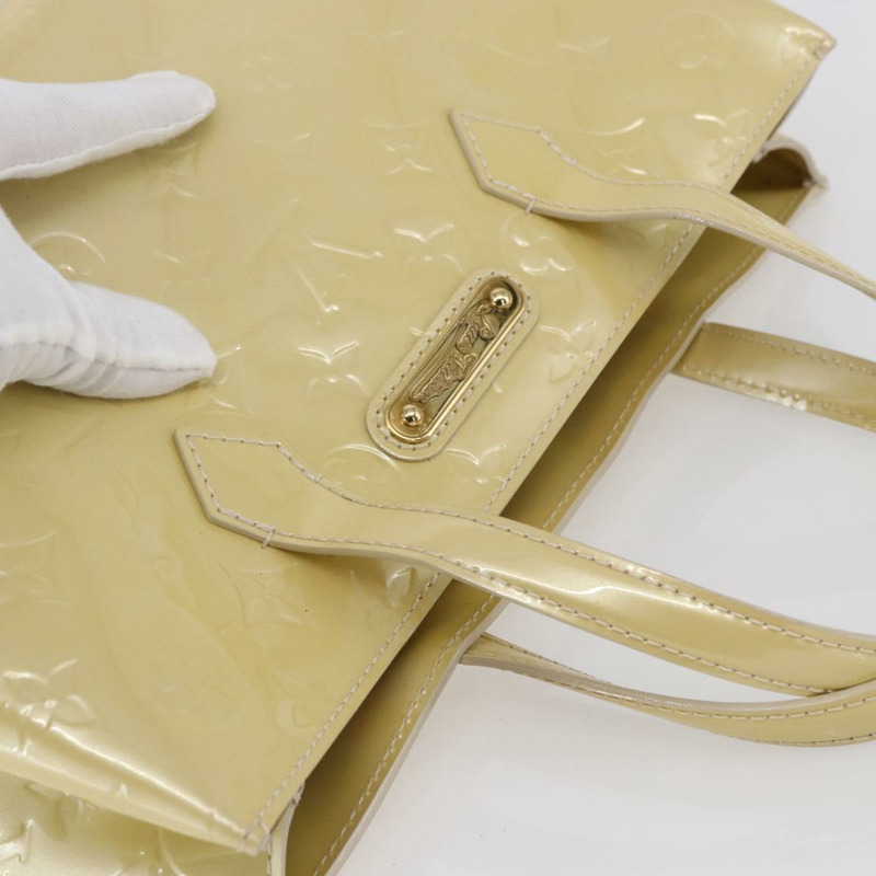 【日本直送】路易威登 Monogram Vernis Wilshire PM 手提包 Broncorail M91452 正品 150528-5