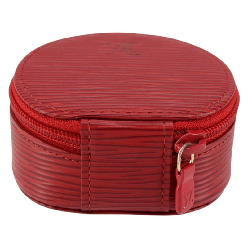 【日本直送】路易威登 Epi Ecrin Bijou 8 珠寶盒 紅色 M48227 LV Auth 147804-1