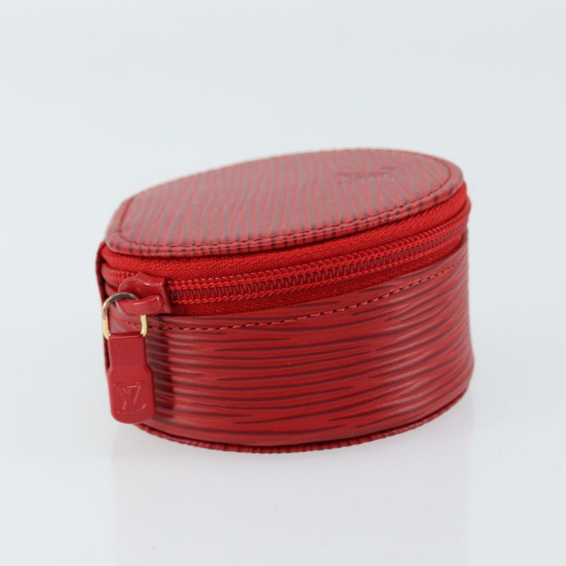 【日本直送】路易威登 Epi Ecrin Bijou 8 珠寶盒 紅色 M48227 LV Auth 147804-3