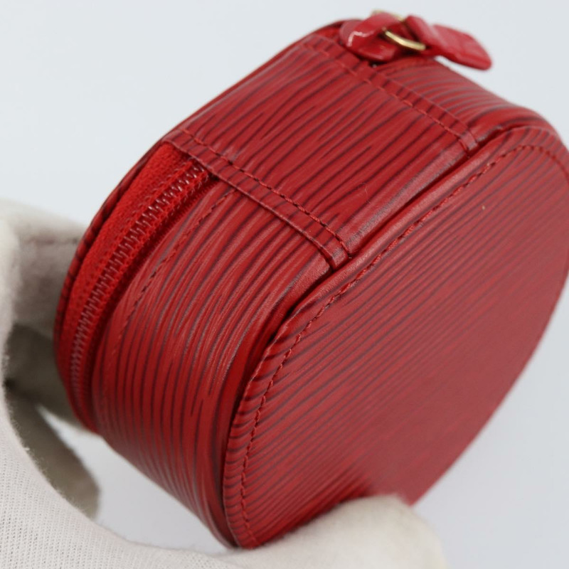 【日本直送】路易威登 Epi Ecrin Bijou 8 珠寶盒 紅色 M48227 LV Auth 147804-6