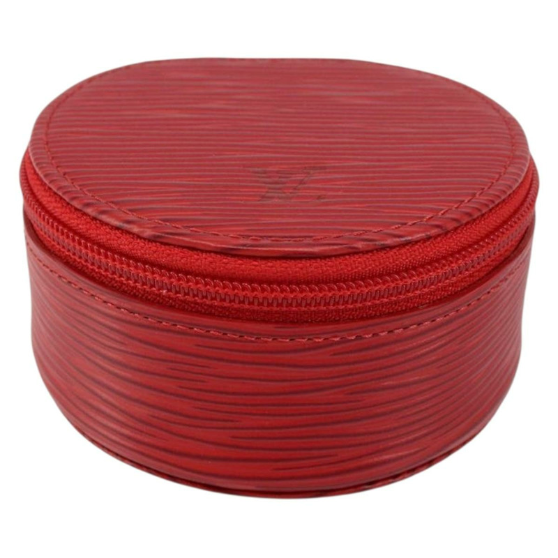 【日本直送】路易威登 Epi Ecrin Bijou 8 珠寶盒 紅色 M48227 LV Auth 147804-12