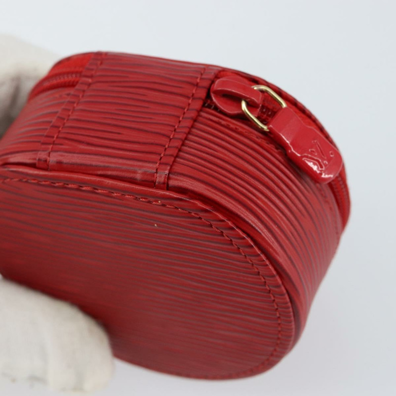 【日本直送】路易威登 Epi Ecrin Bijou 8 珠寶盒 紅色 M48227 LV Auth 147804-15