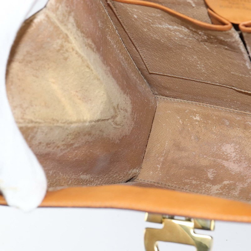 【日本直送】CELINE Macadam帆布手提包 PVC皮革 2way Brown Gold Auth 150512-21