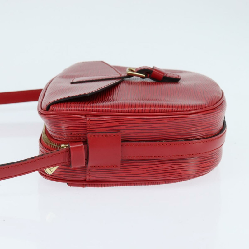【日本直送】路易威登 Epi Jeune Fille MM 單肩包紅色 M52157 LV 正品 150510-2