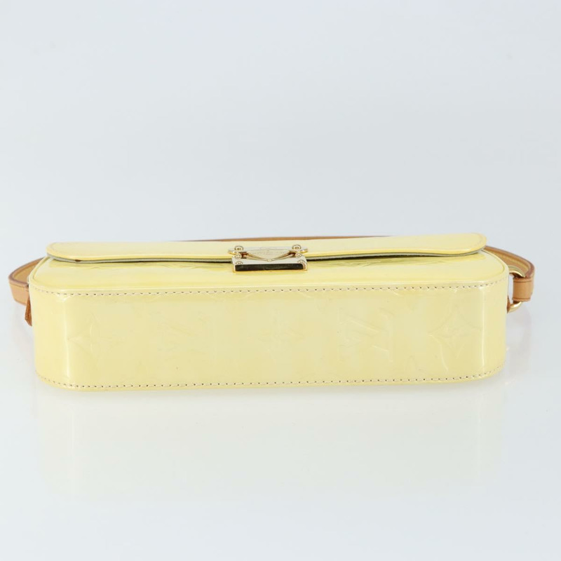 【日本直送】路易威登 Monogram Vernis Malibu Street Bag Perle M91507 LV Auth 150502-4