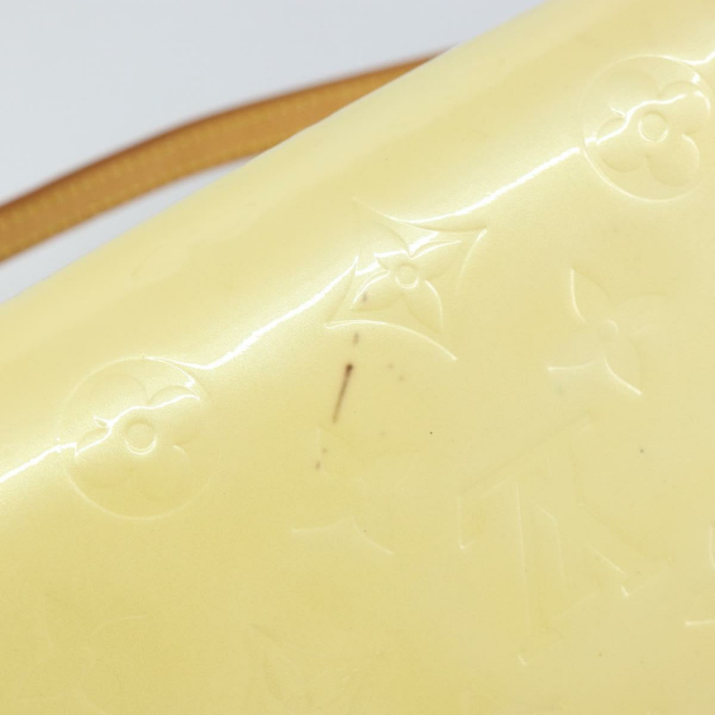 【日本直送】路易威登 Monogram Vernis Malibu Street Bag Perle M91507 LV Auth 150502-8