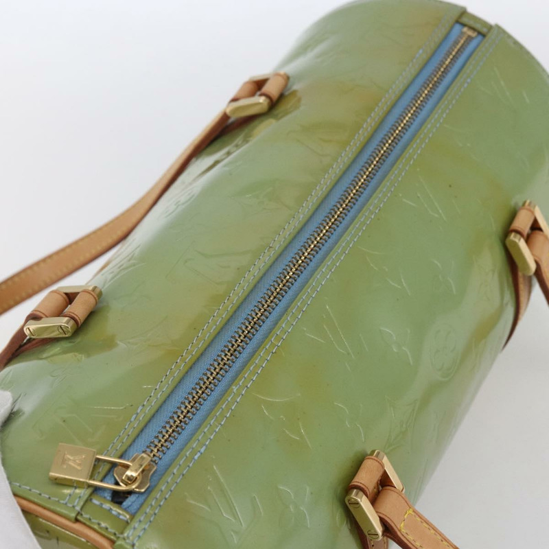 【日本直送】路易威登 Monogram Vernis Bedford 手提包 淺藍色 M91007 LV 正品 150704-5