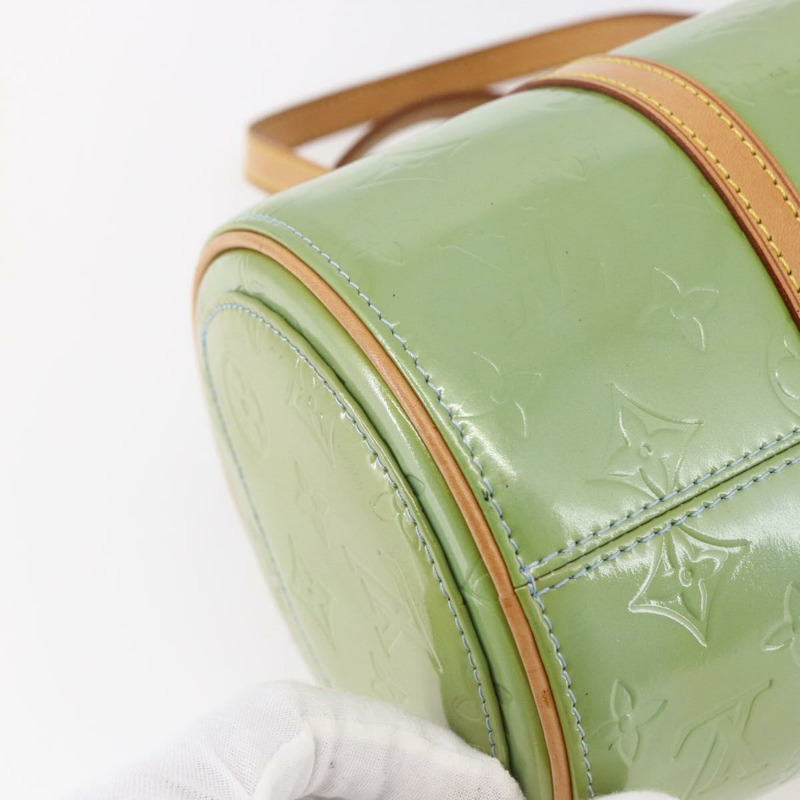 【日本直送】路易威登 Monogram Vernis Bedford 手提包 淺藍色 M91007 LV 正品 150704-15