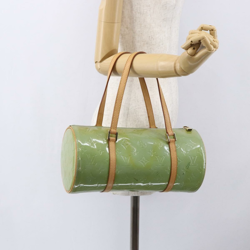 【日本直送】路易威登 Monogram Vernis Bedford 手提包 淺藍色 M91007 LV 正品 150704-19