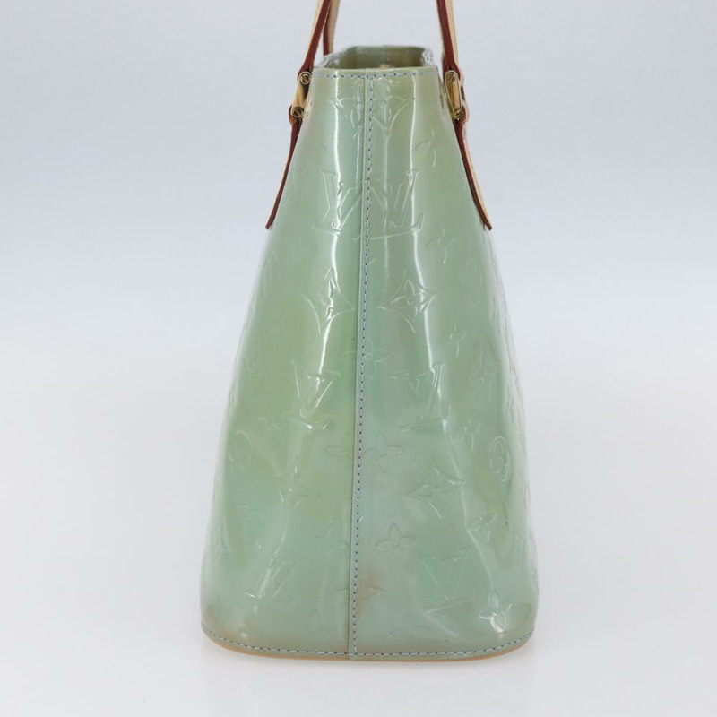 【日本直送】路易威登 Monogram Vernis Houston 手提包 淺藍色 M91005 LV 正品 150700-2