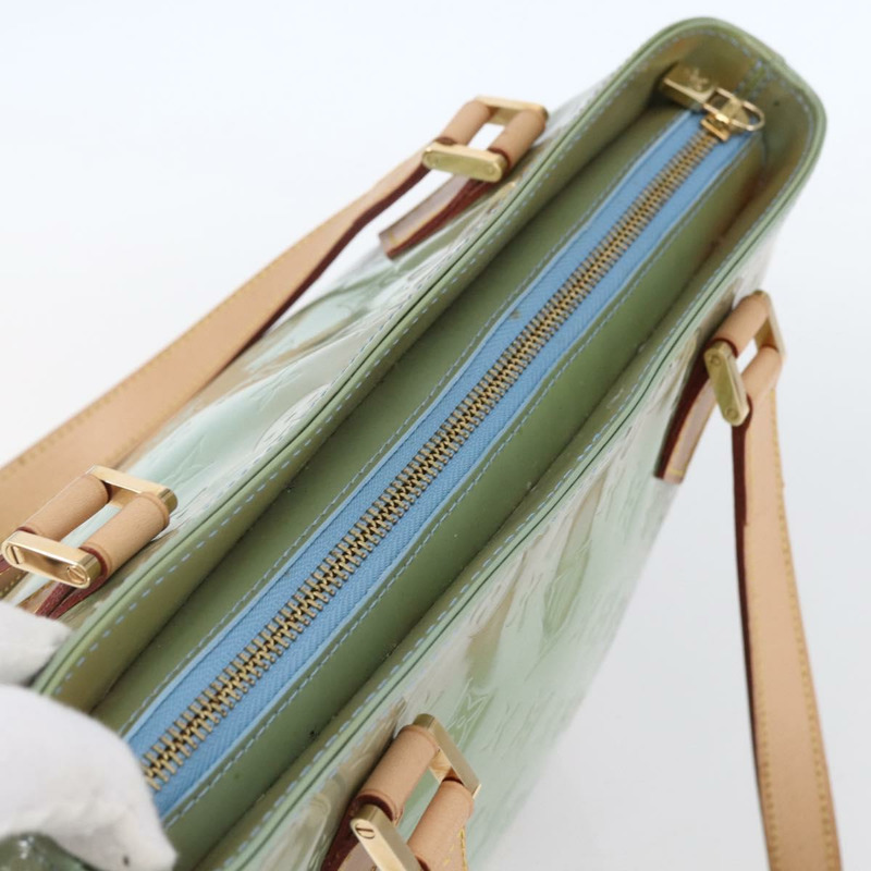 【日本直送】路易威登 Monogram Vernis Houston 手提包 淺藍色 M91005 LV 正品 150700-5