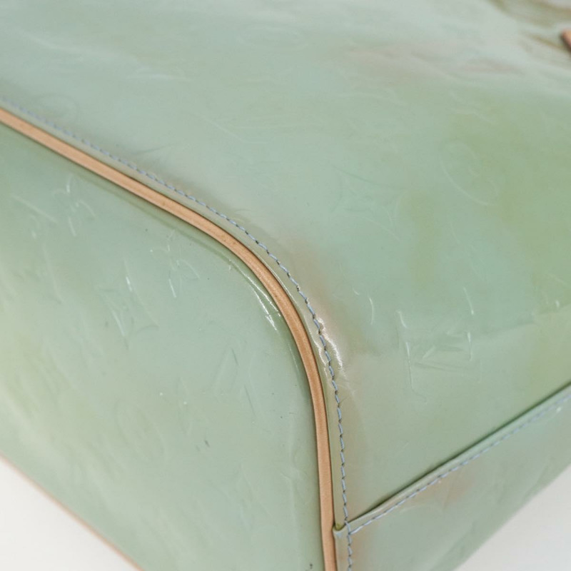 【日本直送】路易威登 Monogram Vernis Houston 手提包 淺藍色 M91005 LV 正品 150700-15