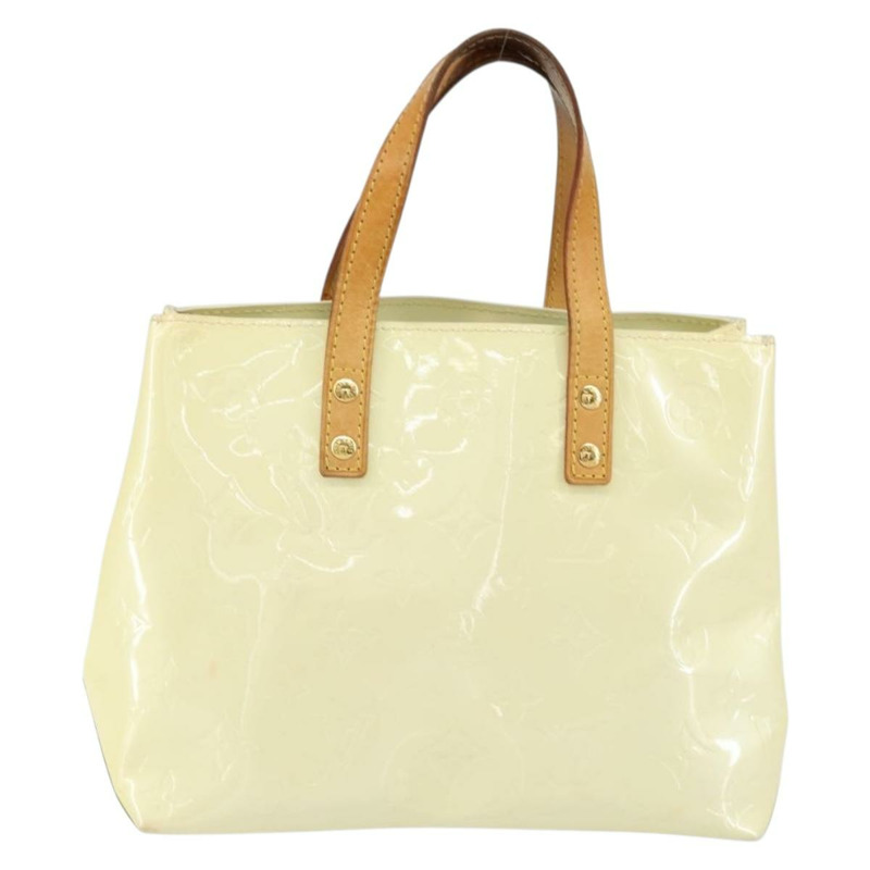 【日本直送】路易威登 Monogram Vernis Reade PM 手提包 Perle M91336 LV Auth 150707-1