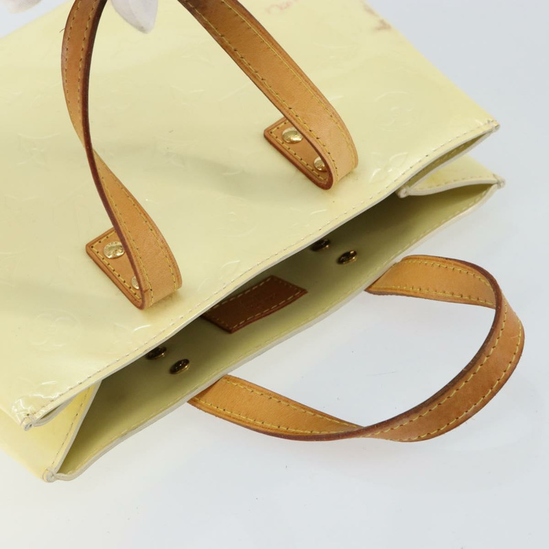 【日本直送】路易威登 Monogram Vernis Reade PM 手提包 Perle M91336 LV Auth 150707-5